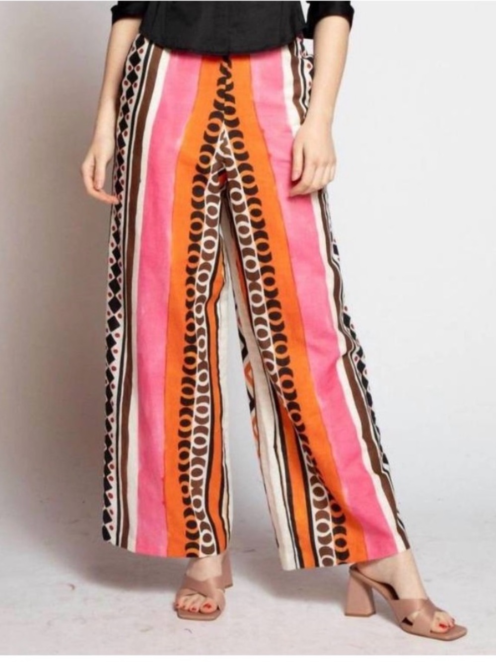 Eva Franco Tulum Stripe blouse and Cypress pant set - Picture 4 of 7